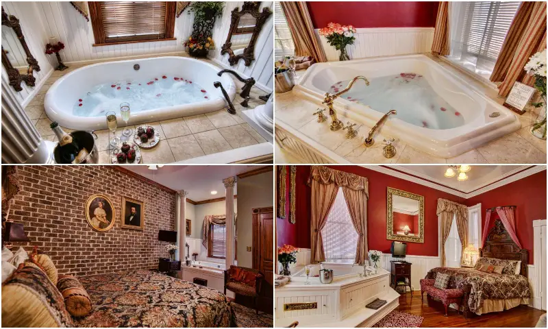 9 Romantic Savannah Hotels With Hot Tub, Big Jacuzzi Bathtub Hotel