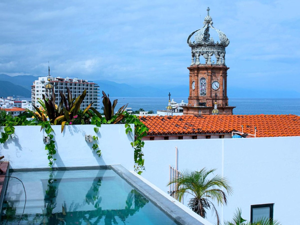 Rooftop pool at Casa Pancha Puerto Vallarta Centro