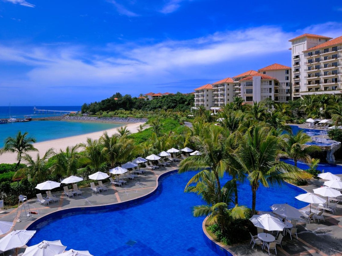 Pool, beach and hotel at The Busena Terrace